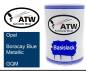 Preview: Opel, Boracay Blue Metallic, GQM: 500ml Lackdose, von ATW Autoteile West.